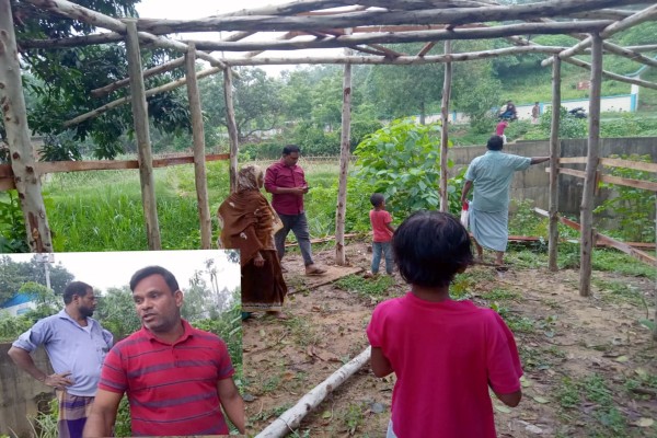 বাঁশখালীতে চাঁদা না পেয়ে জায়গাদখল করে ঘর নির্মাণ চেষ্টার অভিযোগ