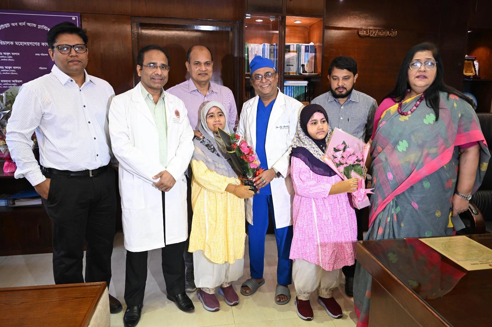 মাইলস্টোন দুর্ঘটনা: সাড়ে তিন মাস চিকিৎসা শেষে বাড়ি ফিরলেন যমজ দুই শিশু